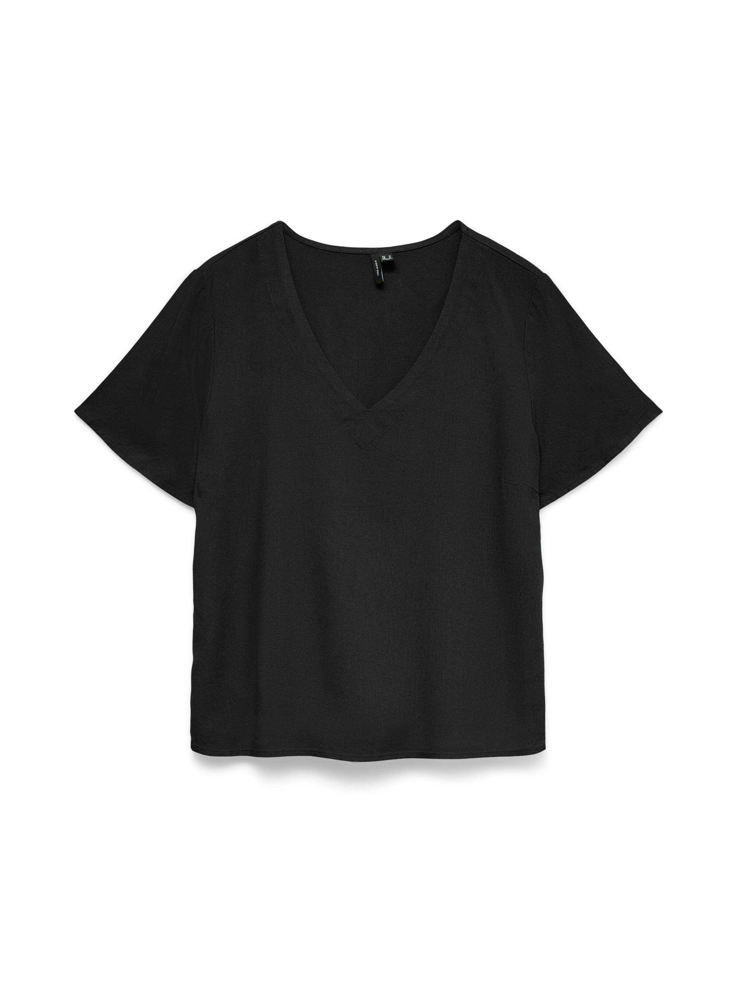 VERO MODA Bluse in Schwarz: Vorderseite