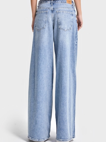 IT'S BASIC Wide leg Jeans 'Palazzo Mid Rise Jeans' in Blue