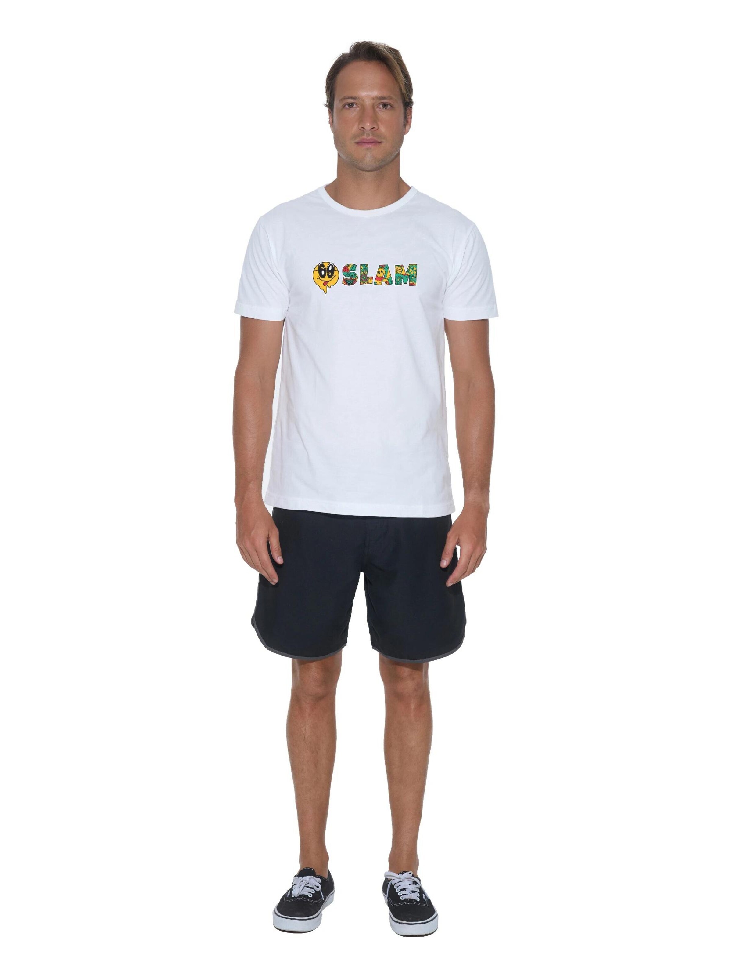 69Slam - Camiseta en blanco: frente