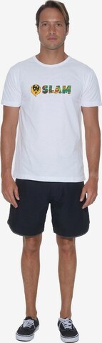 69Slam - Camiseta en blanco: frente