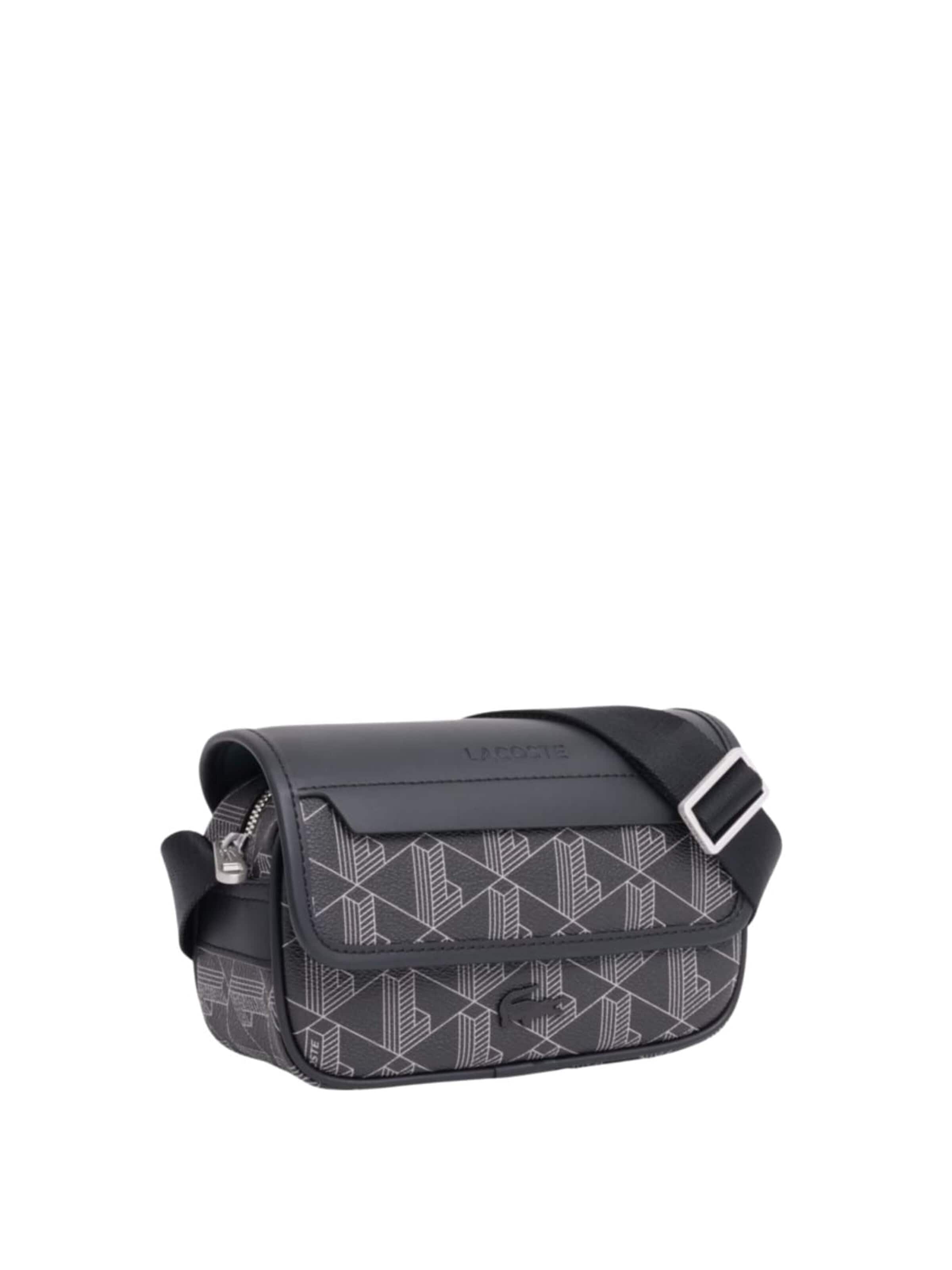 Borsa a mano 'Lacoste Sacoche messenger à Rabat The Blend Noir Gris' di LACOSTE in nero