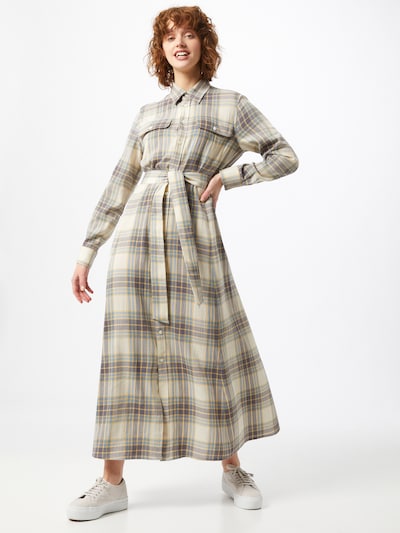 Rochie tip bluză POLO RALPH LAUREN pe albastru deschis / galben / gri, Vizualizare model