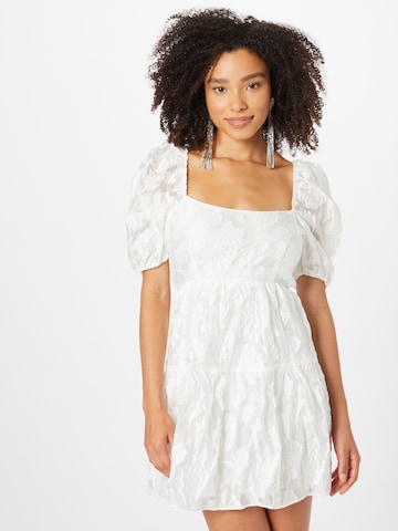 Bardot Cocktail Dress 'FRANKIE' in White: front