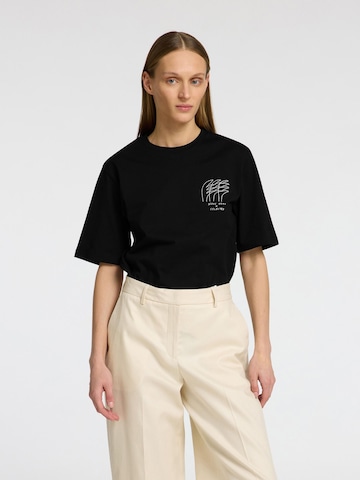 SELECTED T-Shirt in Schwarz: Vorderseite