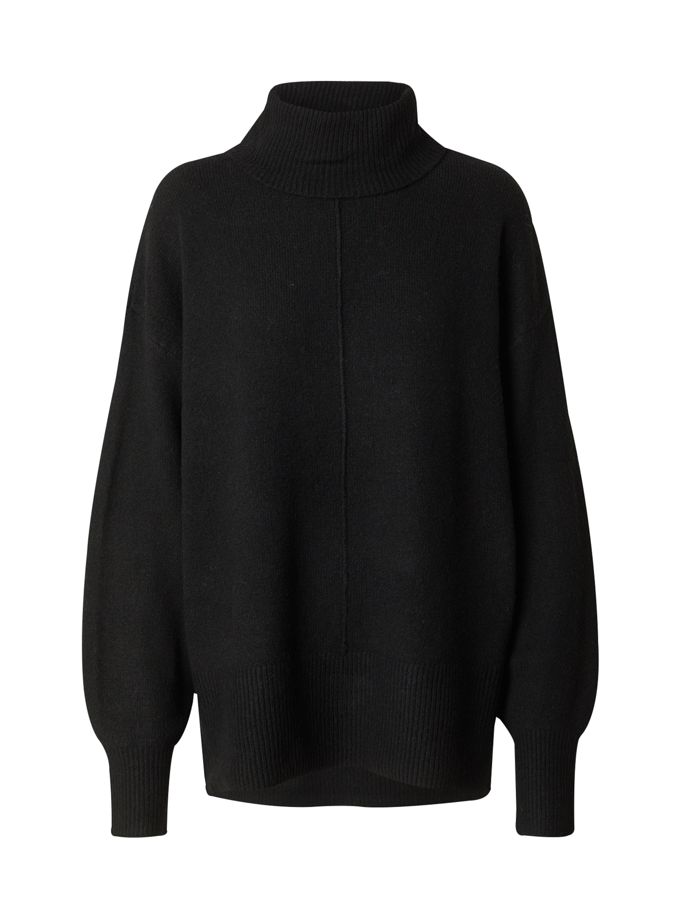 PIECES Pulover | črna barva: sprednja stran