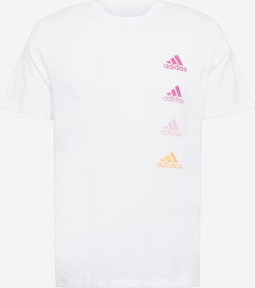 T-Shirt fonctionnel 'Essentials' ADIDAS PERFORMANCE en blanc : devant