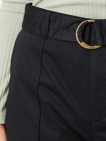 Lauren Ralph Lauren - Pierna ancha Pantalón 'BRIENDA' en negro