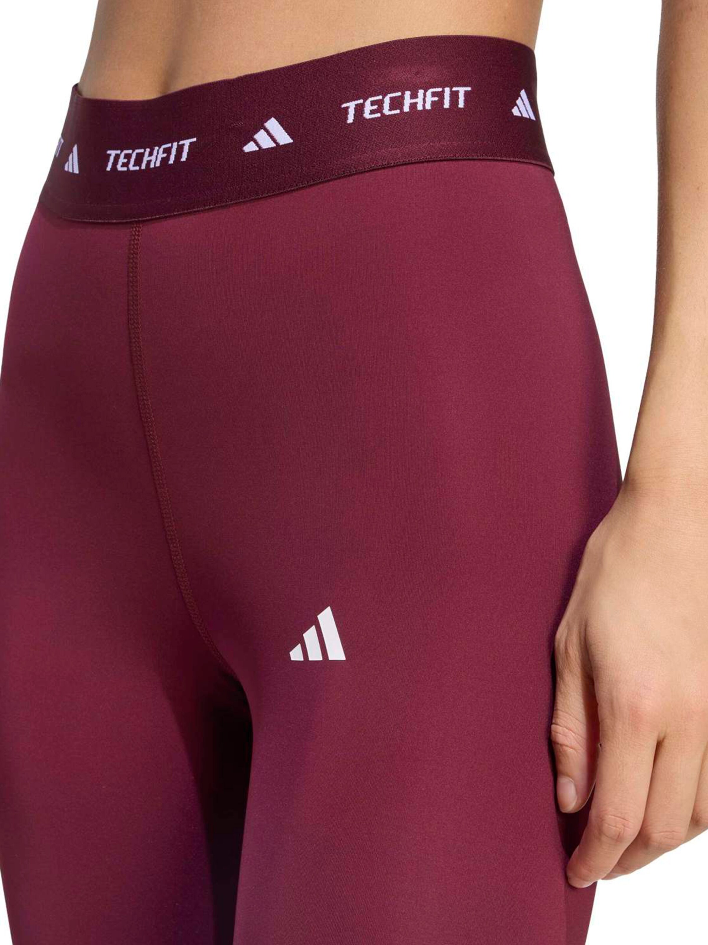 ADIDAS PERFORMANCE Skinny Spodnie sportowe w kolorze brązowy