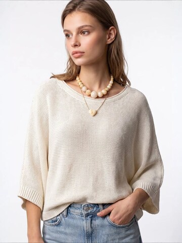 Pulover 'Pullover' de la MixRay pe bej: față