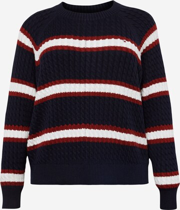 Tommy Hilfiger Curve - Pullover em azul: frente