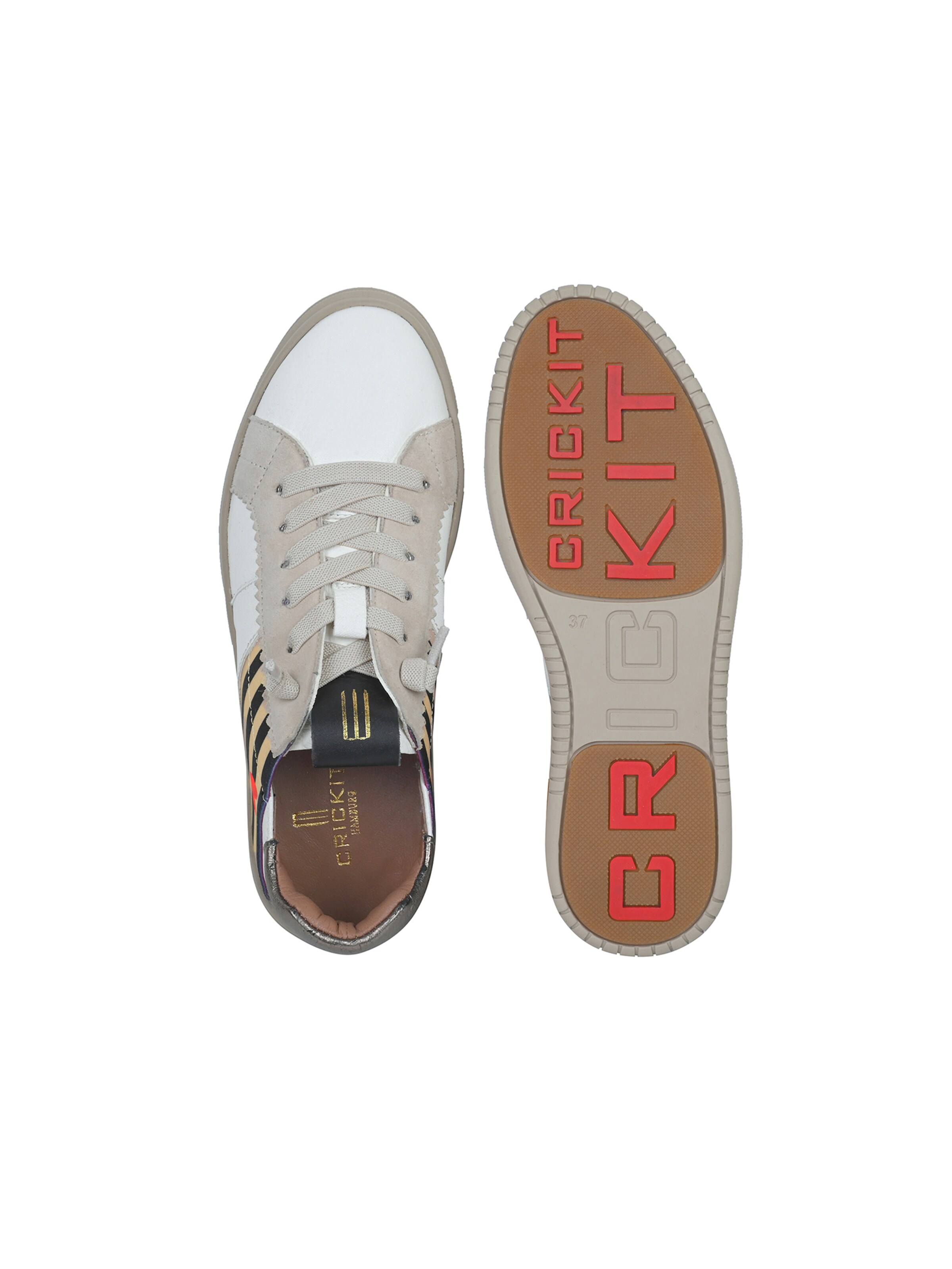 Crickit Sneakers laag ' SILVIA ' in Beige