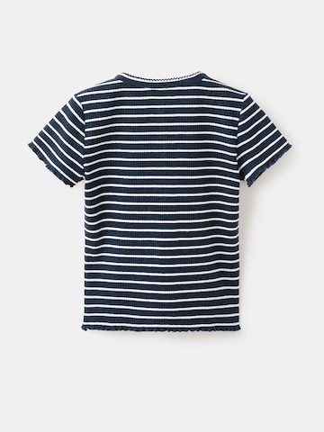 MANGO KIDS Shirt 'QUEEN' in Blauw