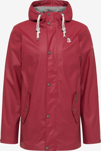 Schmuddelwedda Between-Seasons Parka in Red: front