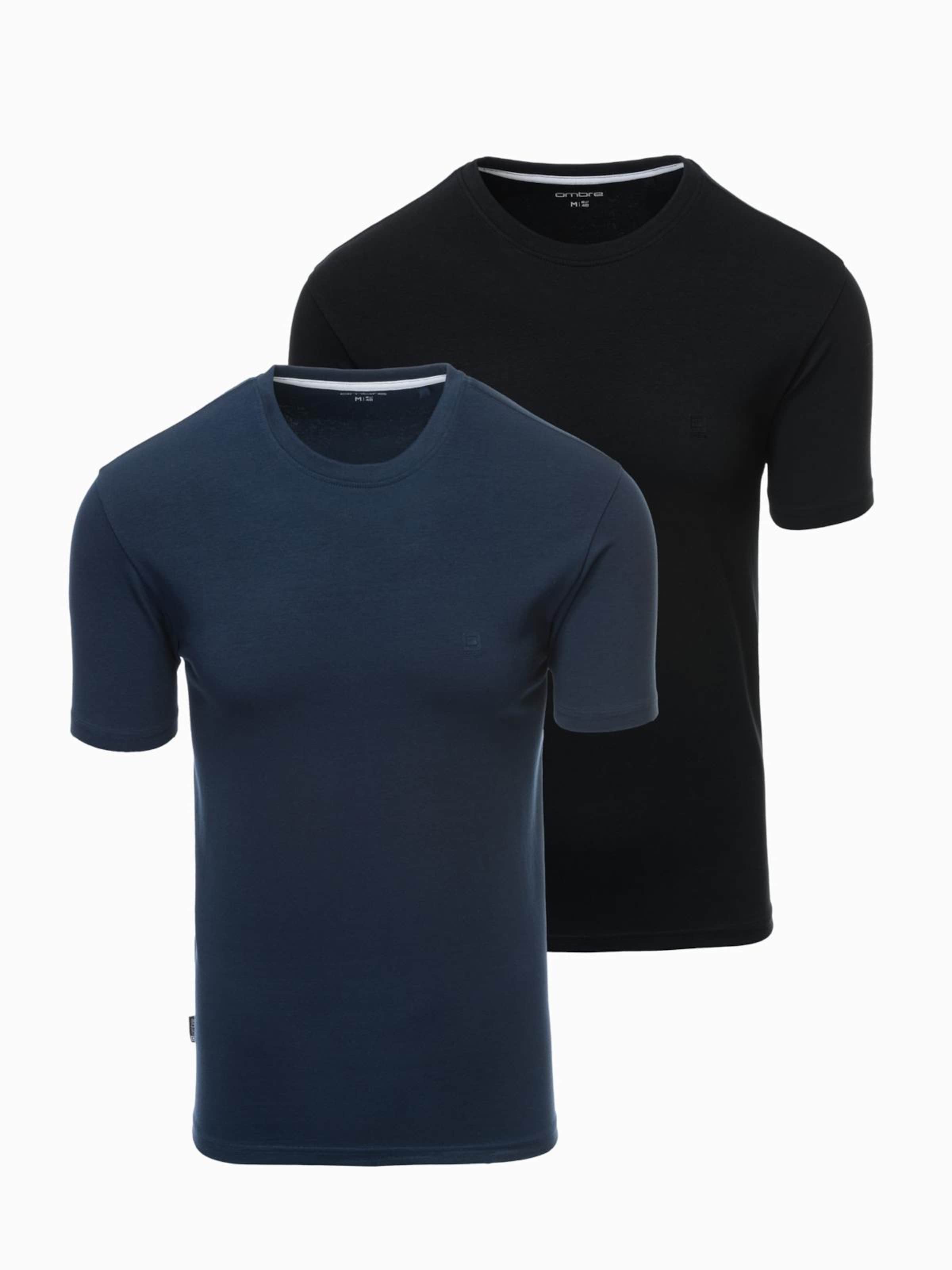 Ombre Shirt in Blue: front