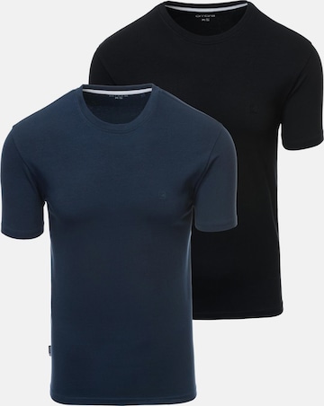 T-Shirt Ombre en bleu : devant