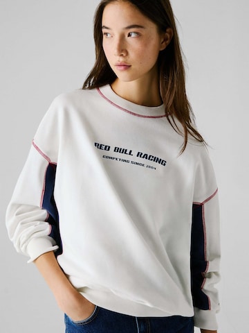 Sweat-shirt Red Bull Racing x Pepe Jeans en blanc
