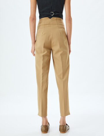 Koton Regular Pleated Pants in Beige