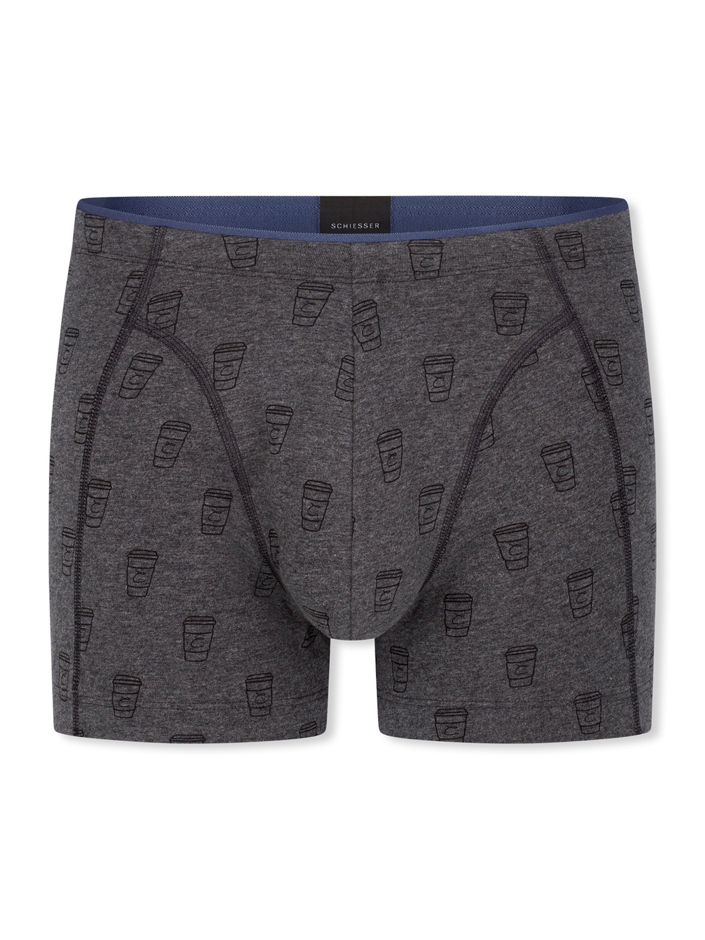 Boxers ' 95/5 Originals ' SCHIESSER en gris : devant