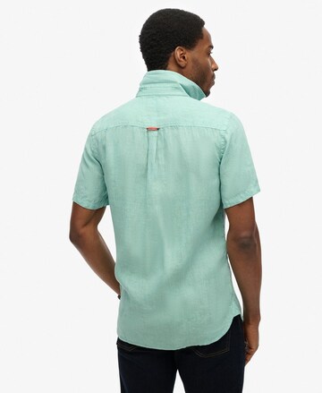 Superdry Regular fit Overhemd in Groen