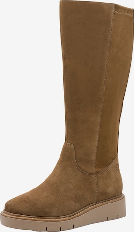 Tamaris Boot in Brown: front