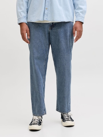 Jack & Jones Plus Loosefit Jeans 'JJICHRIS JJORIGINAL' in Blau: Vorderseite
