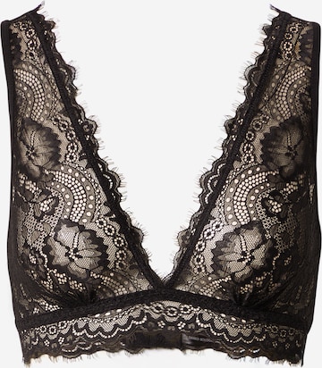 MAGIC Bodyfashion Bralette Bra 'Dsired Boudoir' in Black: front