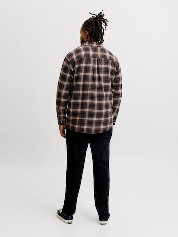 Jack & Jones Plus Comfort Fit Hemd 'JJEField' in Schwarz