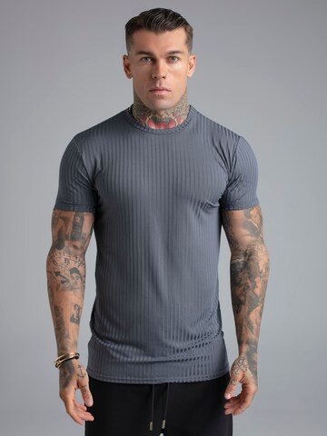 SikSilk Shirt in Blue: front