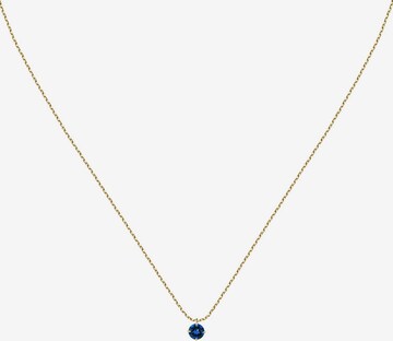 Live Diamond Necklace in Gold: front
