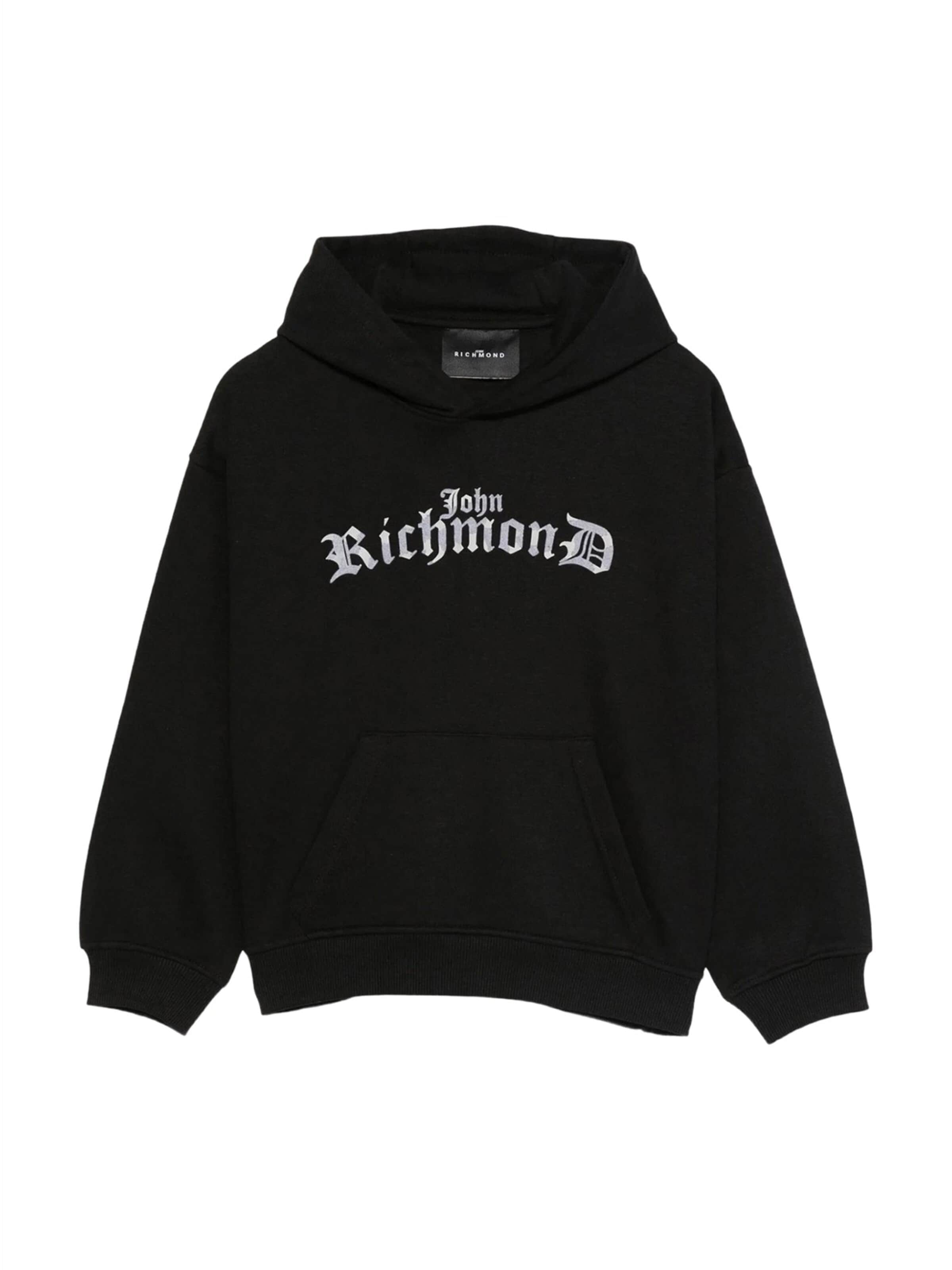 John Richmond Sweatshirt‌‌‌‌‌‌‌‌‌‌ in Schwarz: Vorderseite