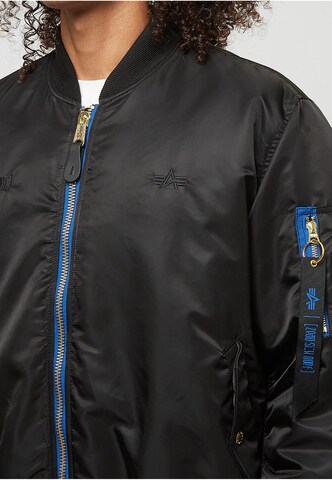 ALPHA INDUSTRIES Übergangsjacke in Schwarz
