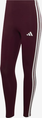 ADIDAS SPORTSWEARSportske hlače 'Essentials' - crvena boja: prednji dio