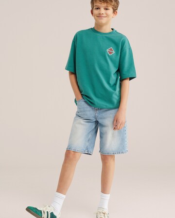WE Fashion Paita värissä vihreä