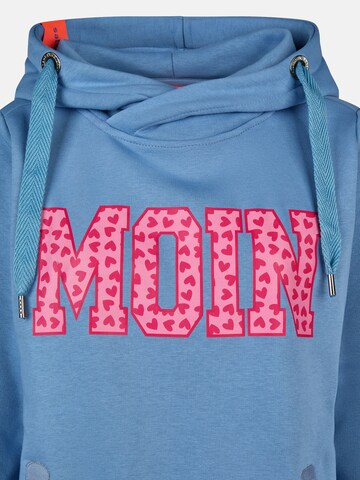 salzhaut Sweatshirt 'Sünn - Moin' in Blauw