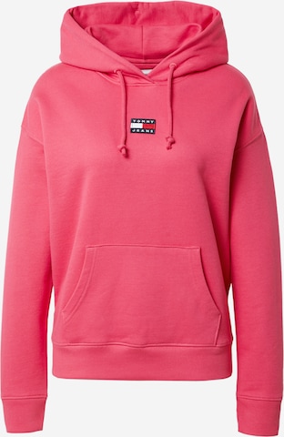 Tommy Jeans Mikina – pink: přední strana