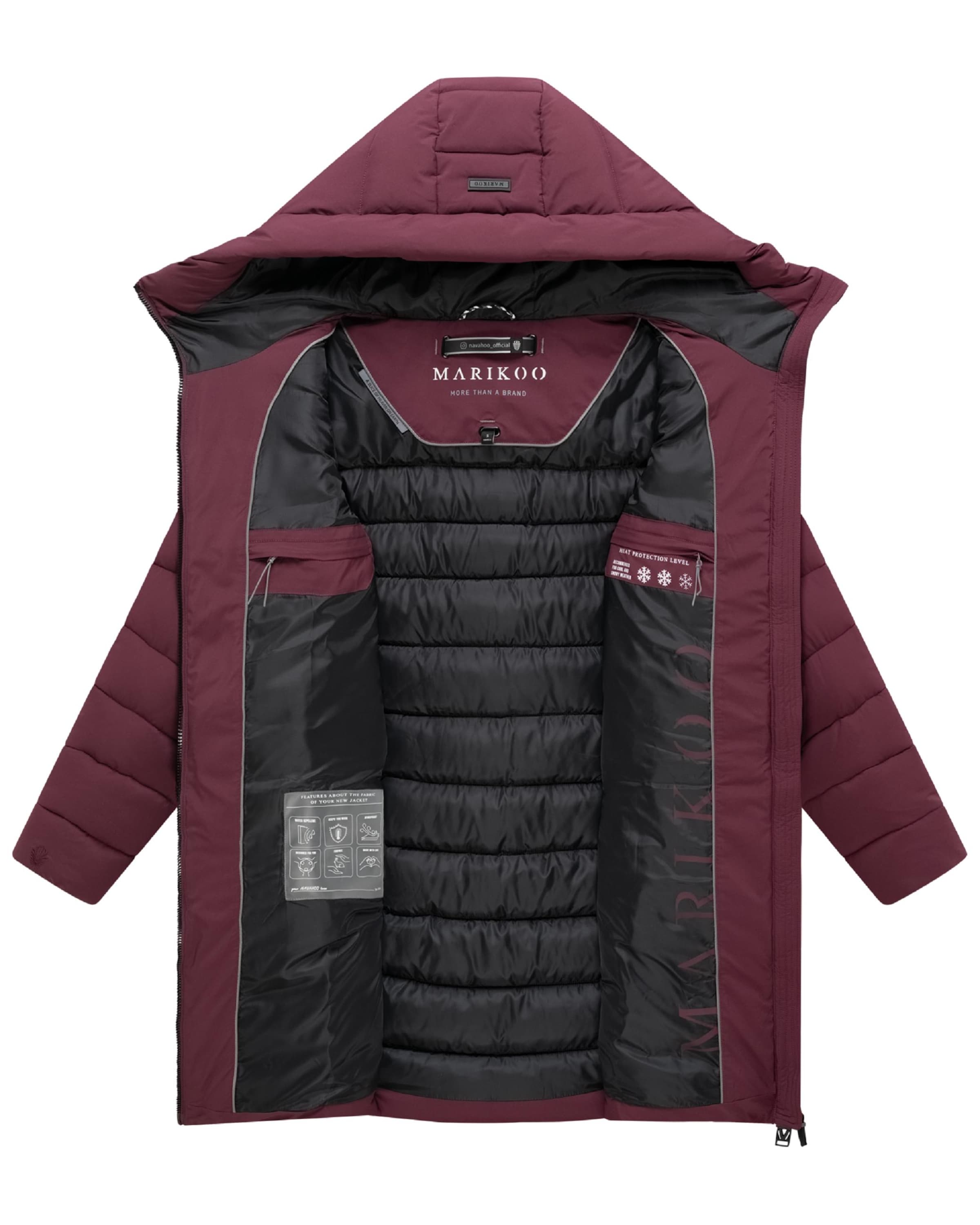 Manteau fonctionnel 'Nanoraa 16' MARIKOO en rouge