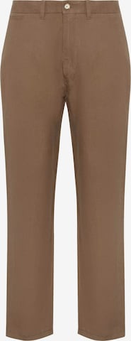 Boggi Milano Regular Trousers in Brown: front