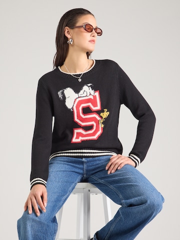 PRINCESS GOES HOLLYWOOD Pullover 'Snoopy' i sort: forside