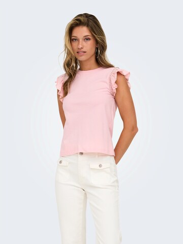 ONLY Shirt 'ONLPETRA' in Pink: front