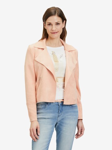 Cartoon Blazer in Pink: front