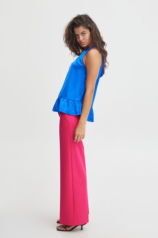 Oxmo Loosefit Bügelfaltenhose 'Lexi' in Pink