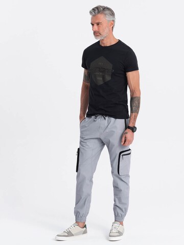 Ombre Tapered Trousers 'OM-PAJO-0135' in Grey