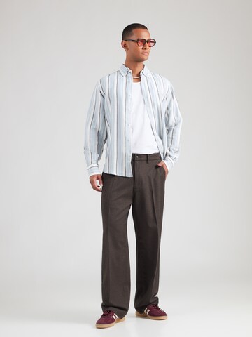 BOSS Средняя посадка Рубашка 'Ricoplus' в Синий