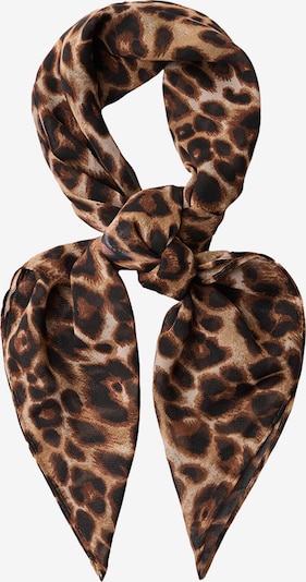 Bershka Wrap in Cream / Dark brown / Black, Item view