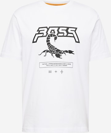 T-Shirt 'TeScorpion' BOSS Orange en blanc : devant