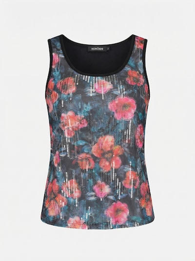 KOROSHI Topp i grön / röd / svart, Produktvy