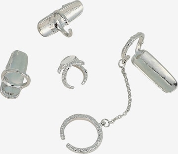 SOHI - Anel 'Dhriti' em prata: frente