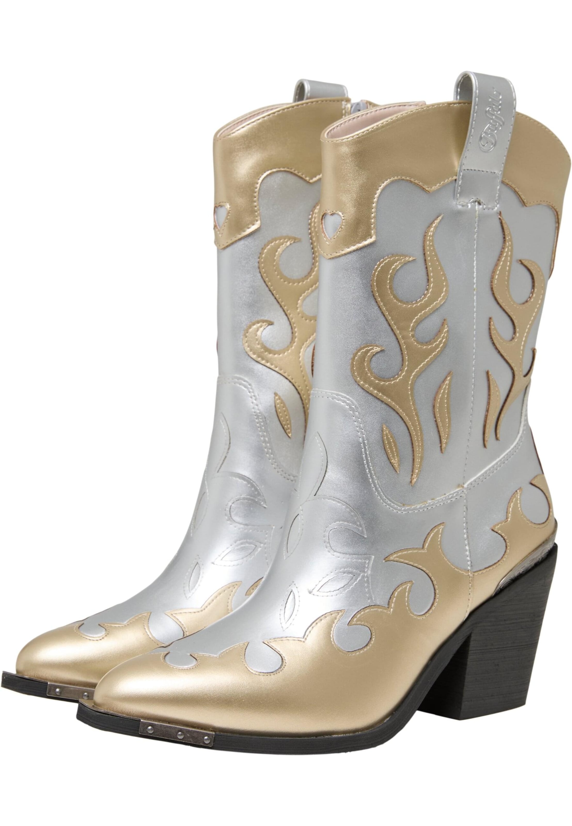 BUFFALO Kovbojské boty - zlatá / stříbrná, Produkt