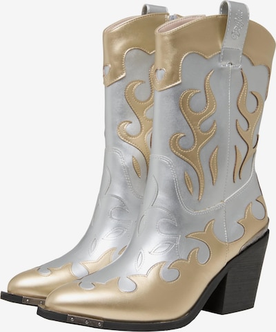 BUFFALO Kovbojské čižmy - zlatá / strieborná, Produkt