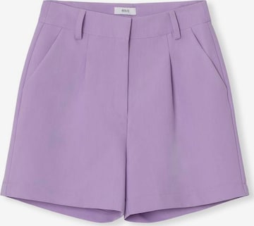 Regular Pantalon à pince 'Milan' Envii en violet : devant